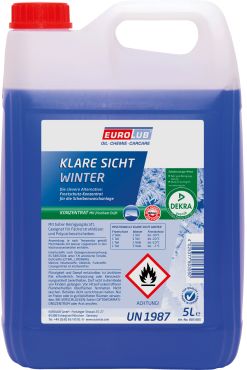 EUROLUB 803005 1x5 Liter Scheibenfrostschutz KLARE SICHT WINTER